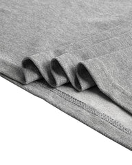 Men's Striped Trim Short Sleeve Polo Shirt in Heather Gray
