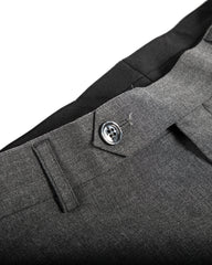Men's Slim Fit Dress Pants in Charcoal Gray