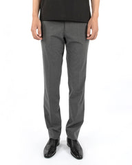 Men's Slim Fit Dress Pants in Charcoal Gray