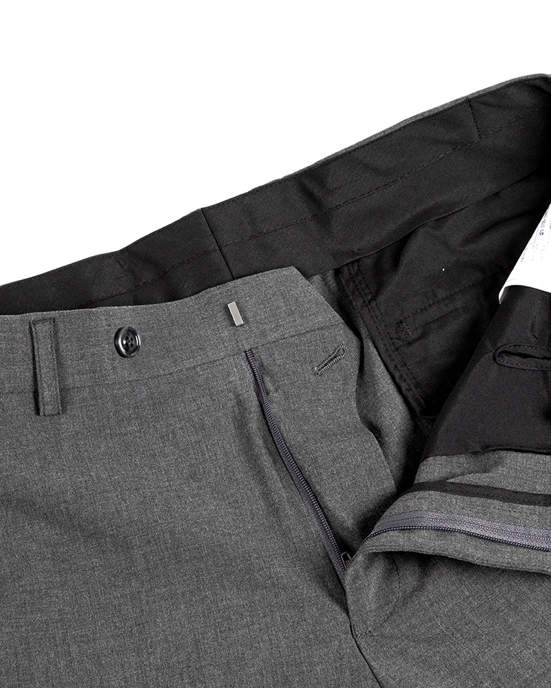 Men's Slim Fit Dress Pants in Charcoal Gray