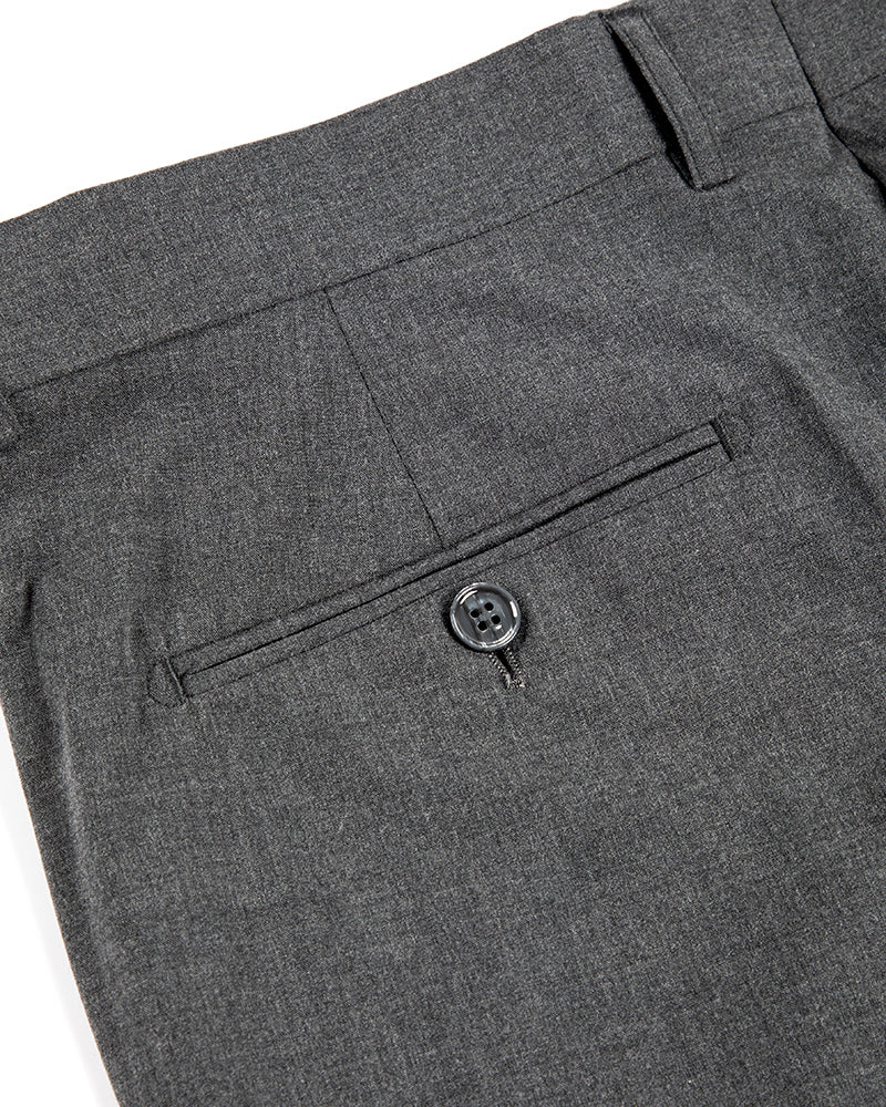 Men's Slim Fit Dress Pants in Charcoal Gray