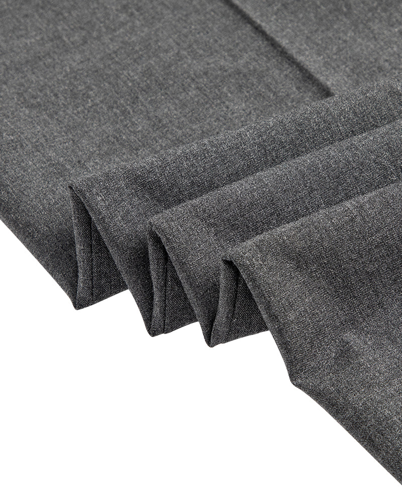 Men's Slim Fit Dress Pants in Charcoal Gray