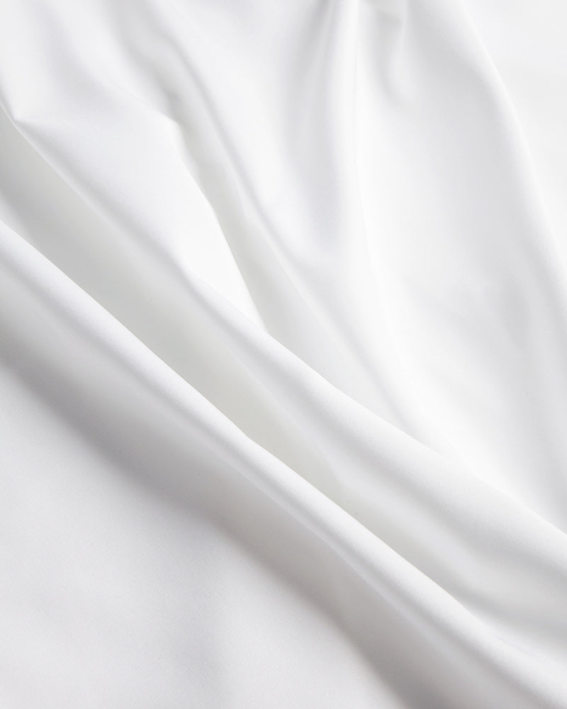 Men's Short Sleeve Button-Up Shirt in White
