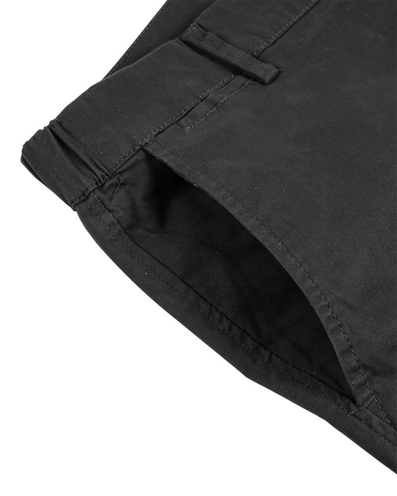 Men's Casual Chino Shorts in Black