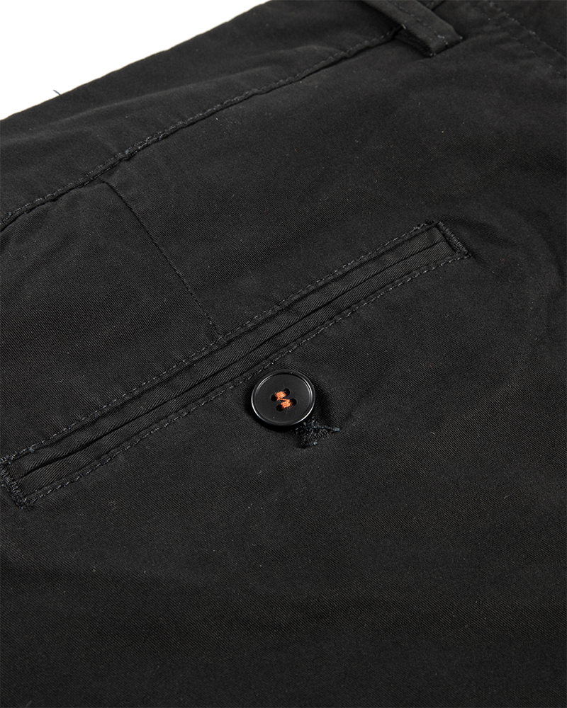 Men's Casual Chino Shorts in Black