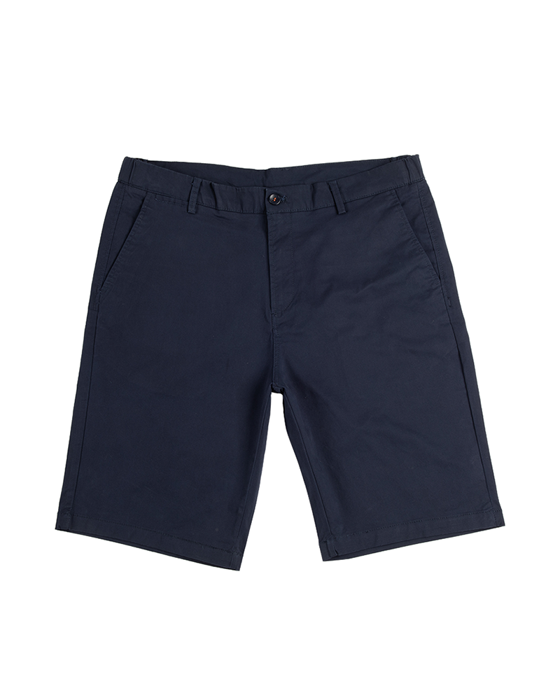 Men's Casual Chino Shorts in Navy Blue