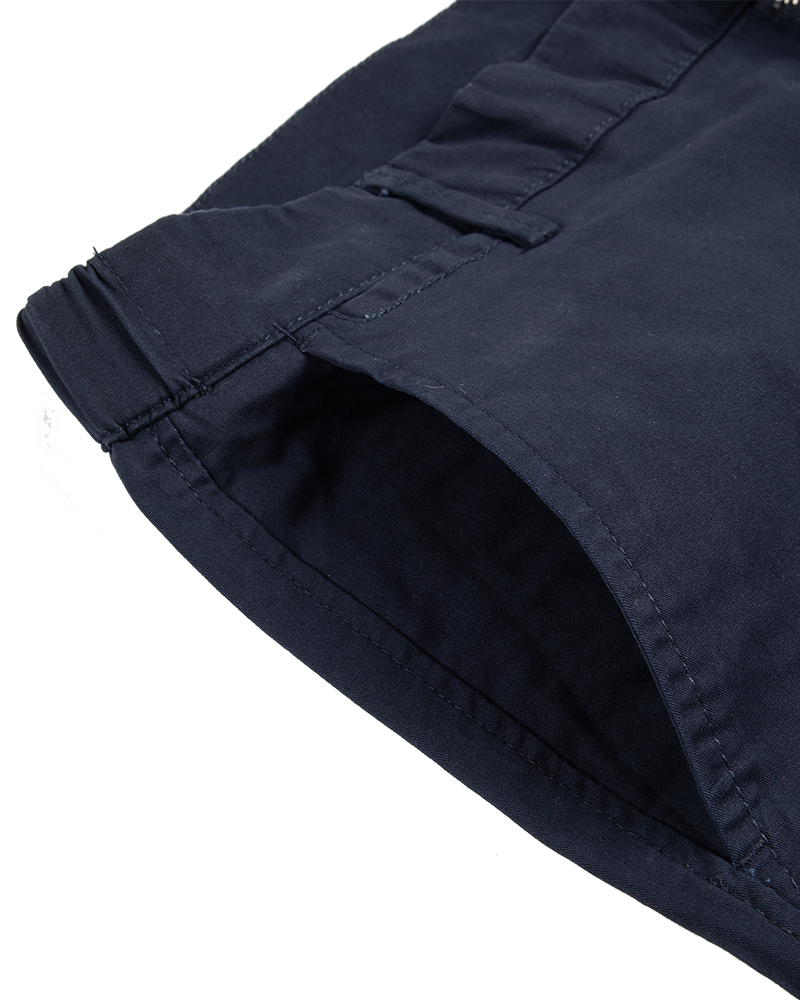 Men's Casual Chino Shorts in Navy Blue