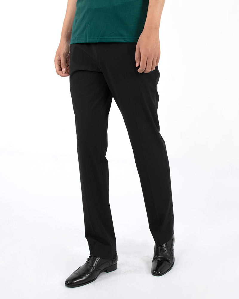 Men's Slim Fit Dress Pants in Black