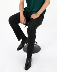 Men's Slim Fit Dress Pants in Black