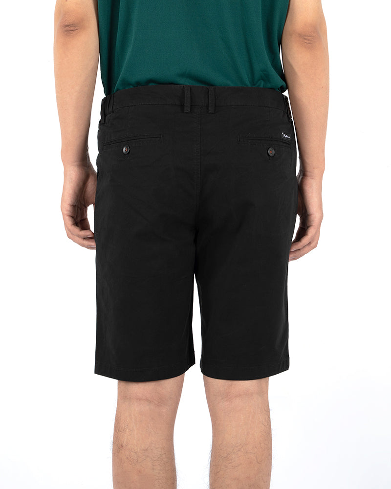 Men's Casual Chino Shorts in Black