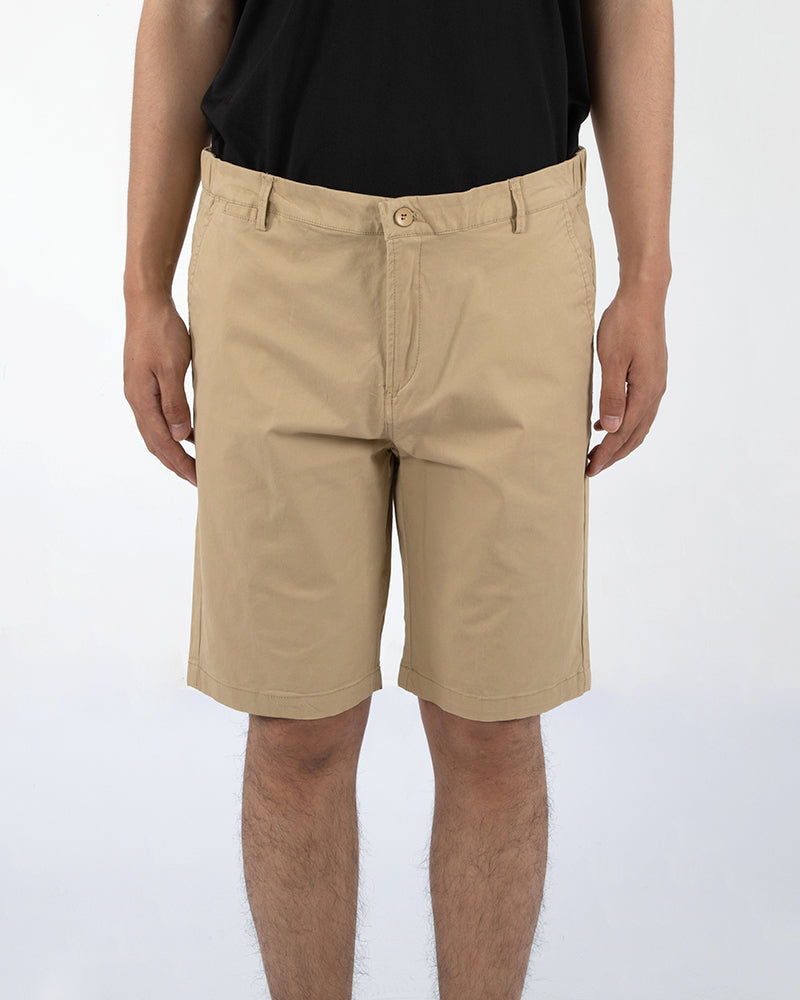 Men's Casual Chino Shorts in Khaki