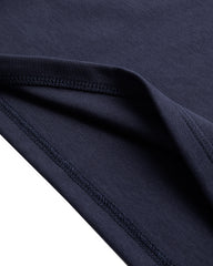Men's Solid Short Sleeve Polo Shirt in Navy Blue