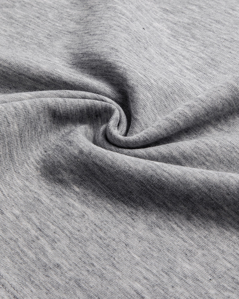 Men's Solid Short Sleeve Polo Shirt in Heather Gray