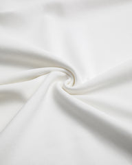 Men's Solid Short Sleeve Polo Shirt in Ivory