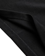 Men's Solid Short Sleeve Polo Shirt in Black